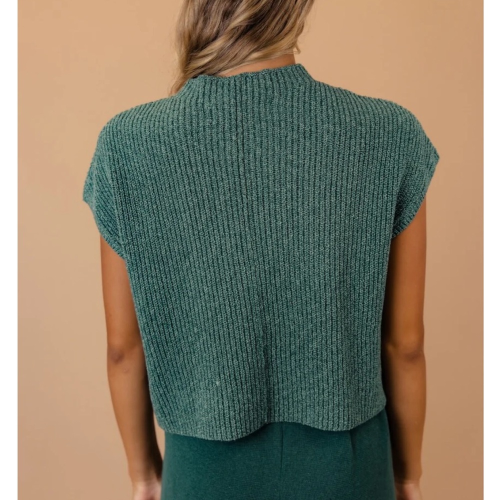 NWT FREE PEOPLE FP Beach Emerald Spell Combo Freya Sweater 2 PC Set SZ: XL/Tall - Picture 6 of 16